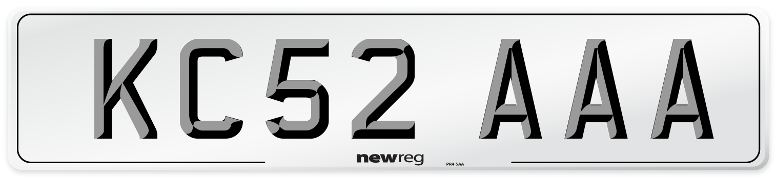 KC52 AAA Number Plate from New Reg